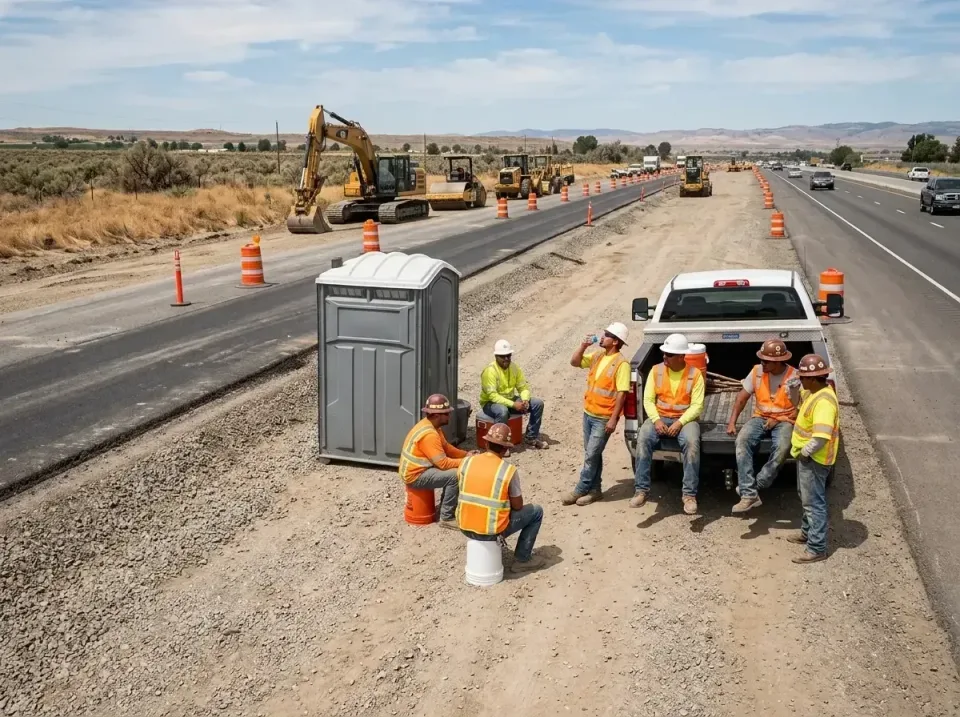 highway-road-construction-crew-007 — frequently asked questions, Porta Potty and Restroom Rentals in Southern Gateway, VA